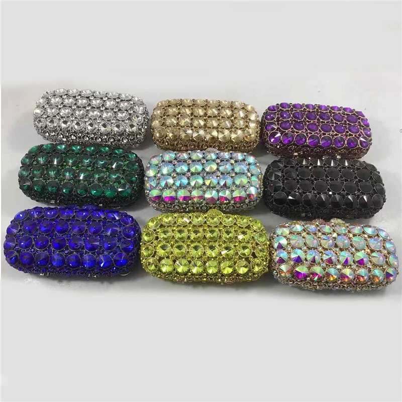 

Clutch Evening Bag Crystal Diamond Wallet Messenger Bag Female Chain Shoulder Handbag