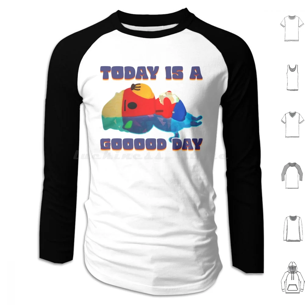 Gooood дневные толстовки длинный рукав Acnh Паскаль животное Выдра новые горизонты