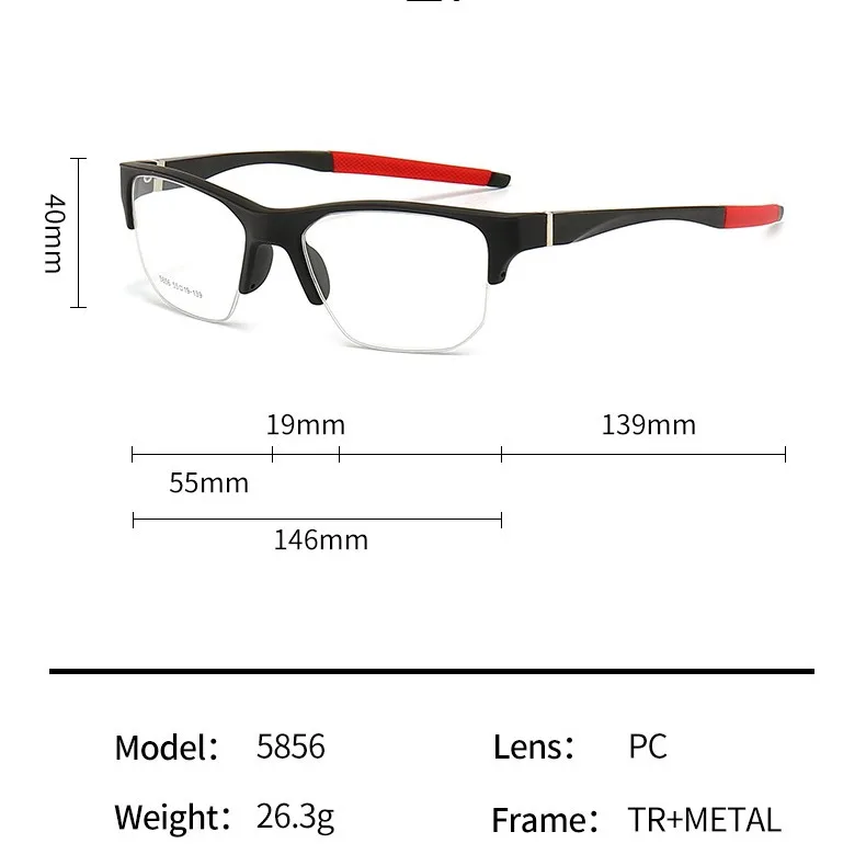 ALICIA мужские велосипедные очки большого размера полурамные алюминиево-магниевые