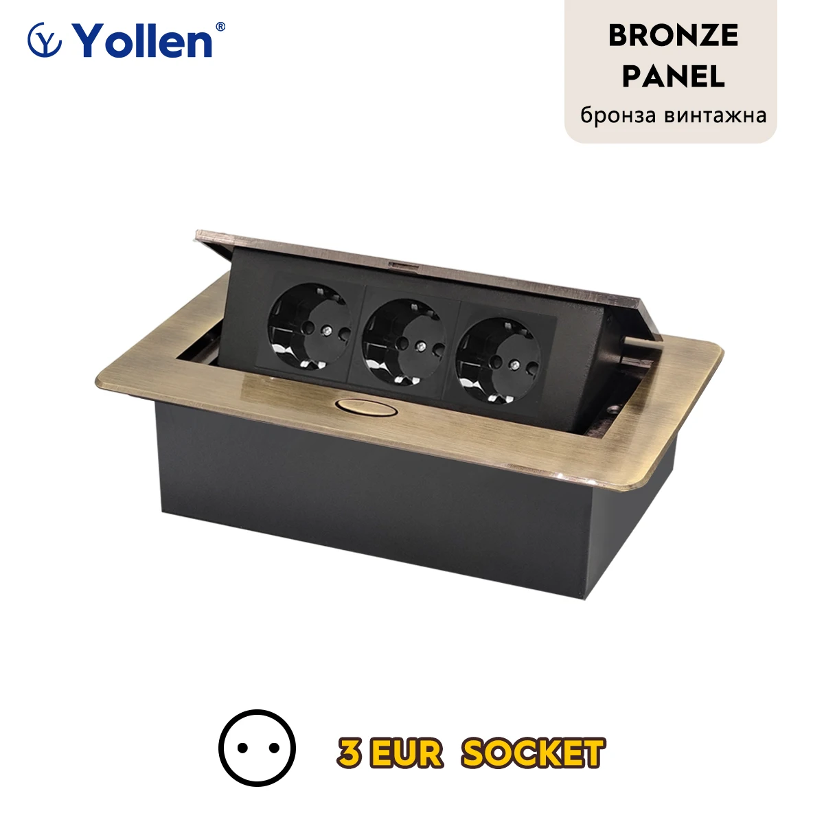 Yollen настольная розетка 2/3 Way с USB