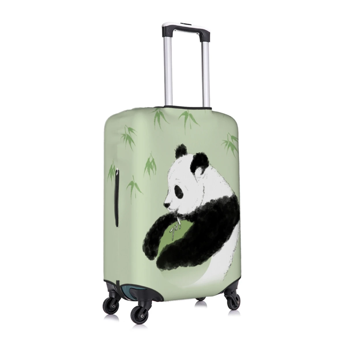 Panda Travel Accessory Luggage Covers High Elastic Fabric Protects Luggage From Dust And Scratches 18-32in Suitcase Cover