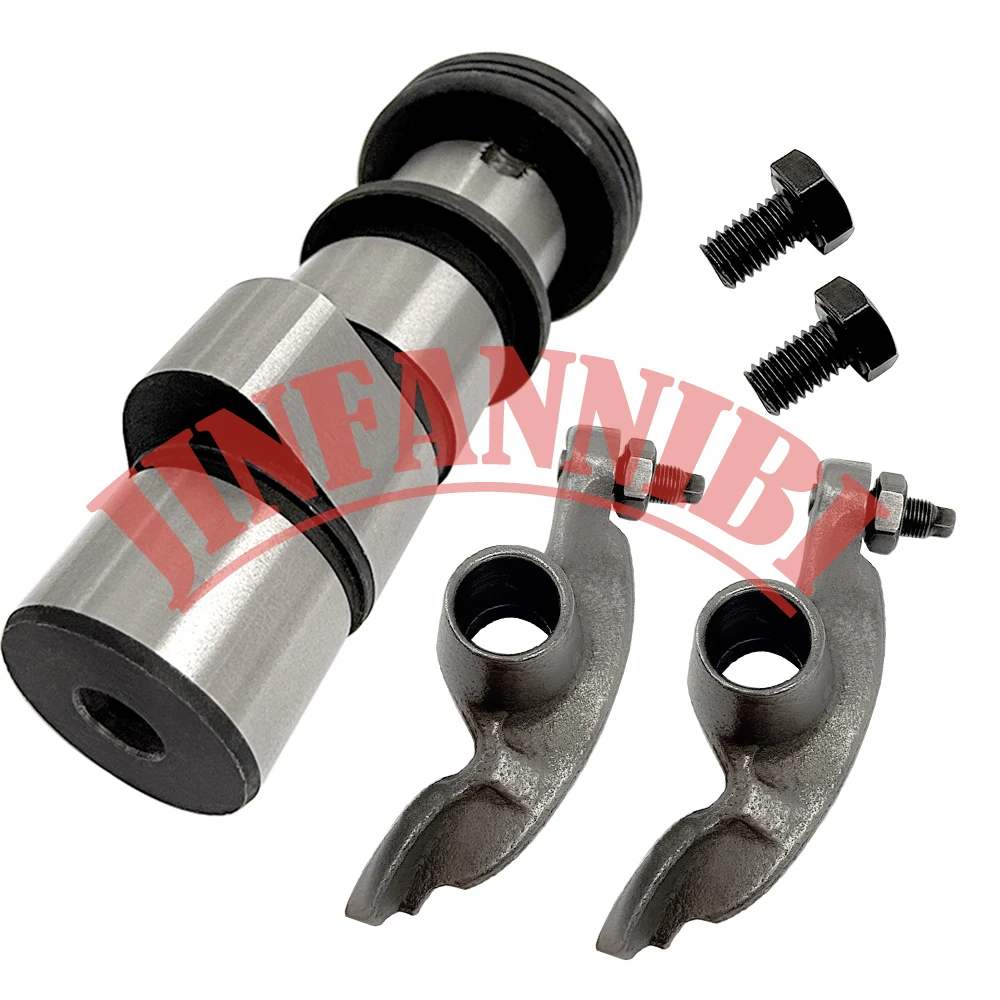 Фото Комплект распределительного вала и коромысла для Honda XR80 1979-1984, XR80R 1985-03 14101-436-000 №3