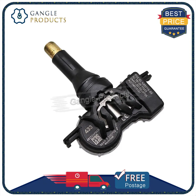 Фото 1/4 шт. 68252493AB 68252493AA 68105280AF TPMS для 2013-2016 Dodge Дротика 2014-2021 Jeep Renegade, датчик давления в шинах 433 МГц №4