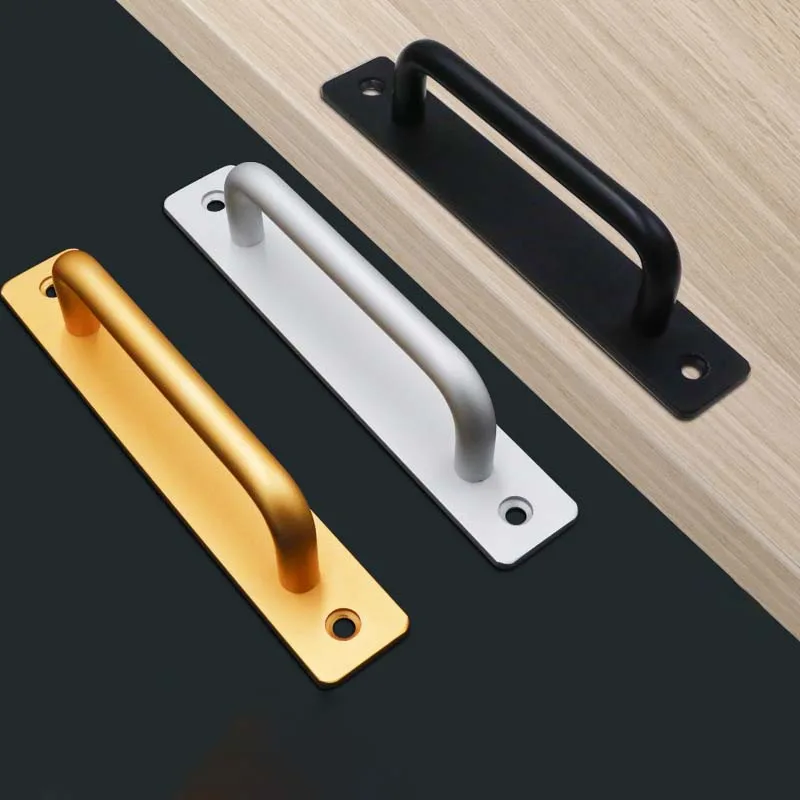 

Perforated Door and Window Handles Aluminum Alloy Door Wooden Balcony Glass Sliding Door Surface Mounted Small Handle Door Pulls