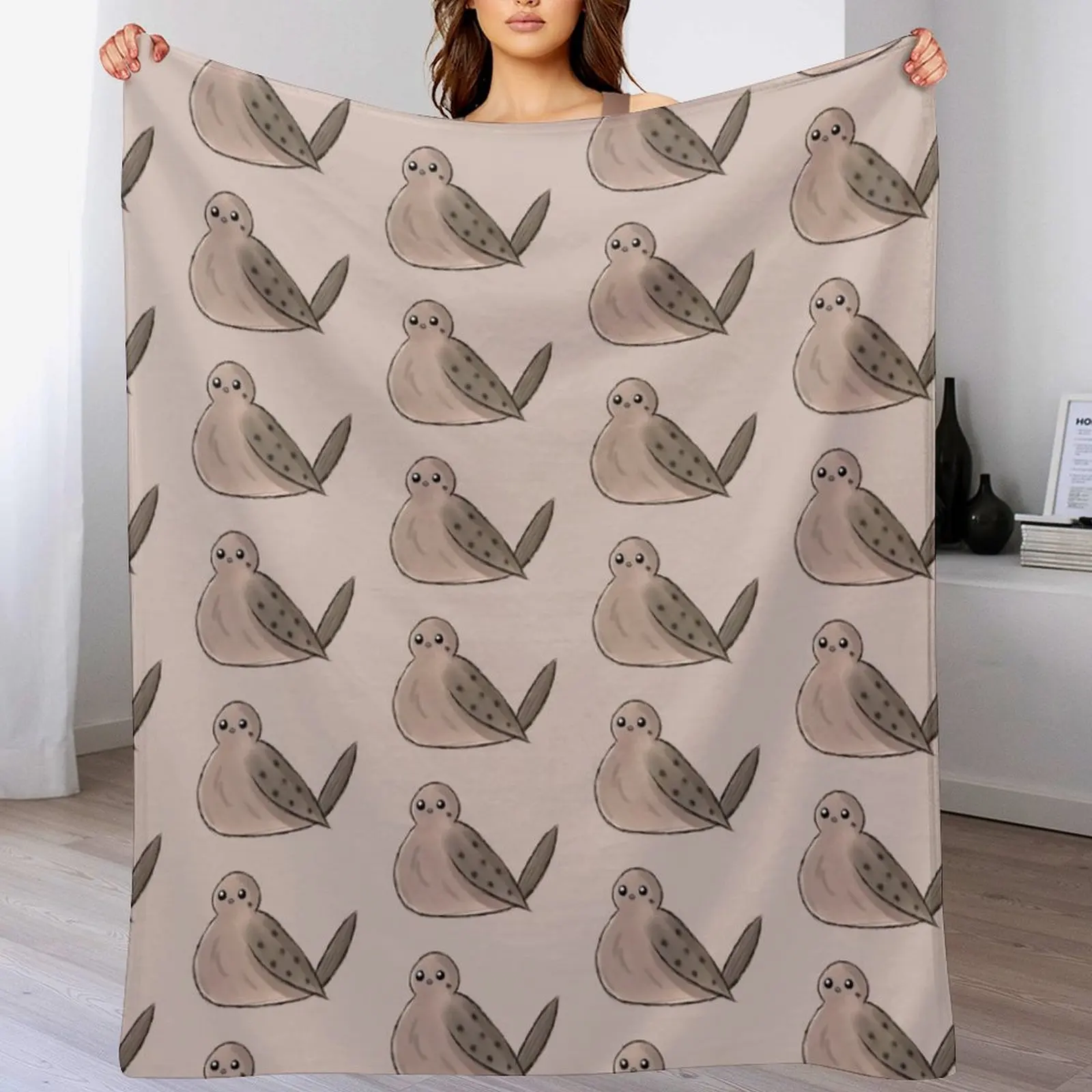 BORB: Траурный голубь плед большие одеяла для гигантского дивана