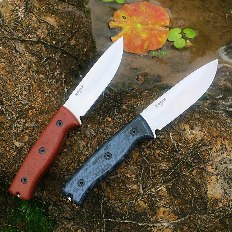 Фото Нож Brother F011 Bushcarft D2, охотничьи ножи, каменная мойка, ручки Micarta, острое фиксированное лезвие, рыболовный уличный нож №4
