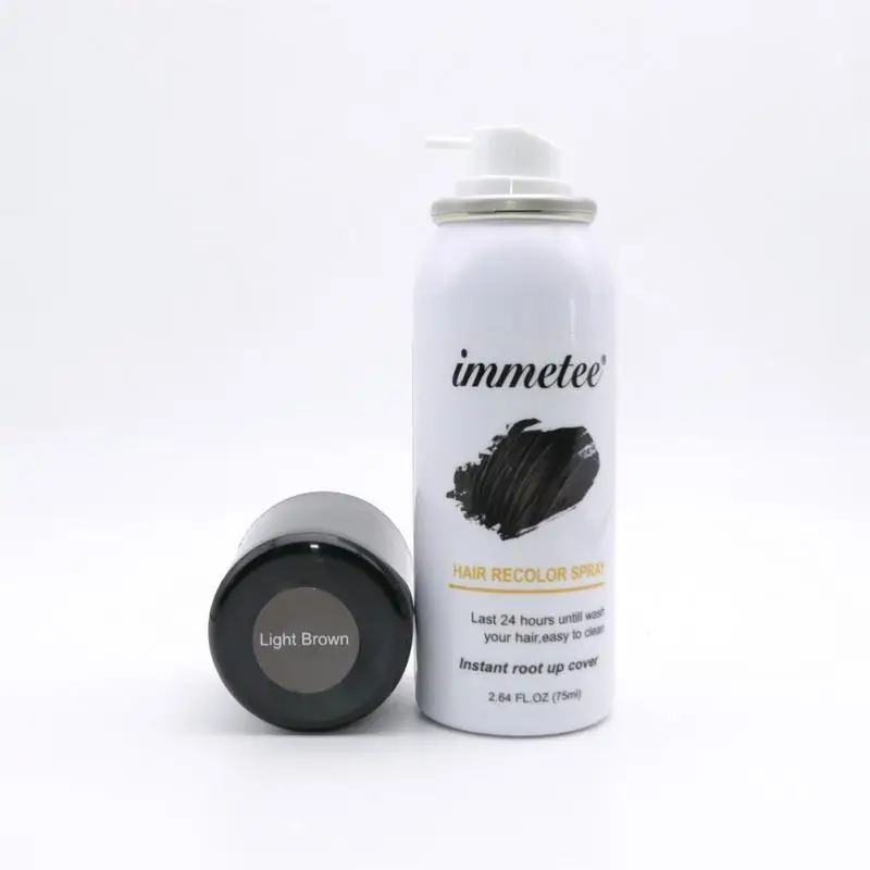 Spray Temporary Long Lasting Cover Gray Hair Natural Color Not Hurting Hair Coloring