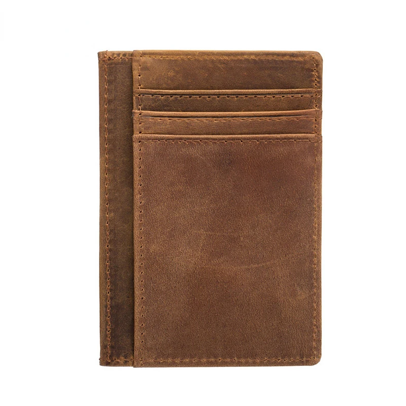 

Horse Leather Purse Leather Men's Dollar Purse Change Purse Card Head Layer