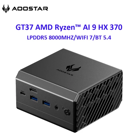 Мини-ПК AOOSTAR GT37 AMD Ryzen AI 9 HX 370 32ГБ