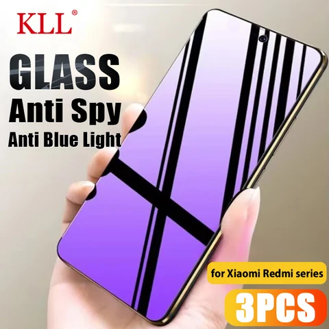 1-3 шт. антибликовое стекло для конфиденциальности для Xiaomi Redmi Note 13 12 11 10 9 Pro Plus 4G противошпионская защита для экрана Redmi 13c Φ 10A