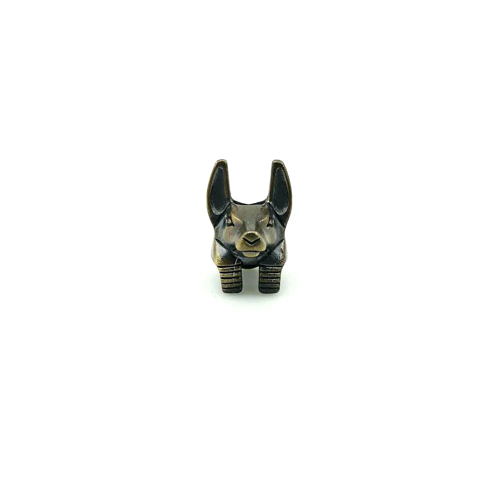

DIY Brass Anubis Knife Beads Hanging Zipper Pull Charms Multi EDC Lanyard Pendants Survival Outdoor Tools Accessories Decoration