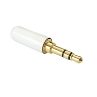 2pcs 3 5mm audio headphone connector aux terminal 3 section plug straight wholesale price