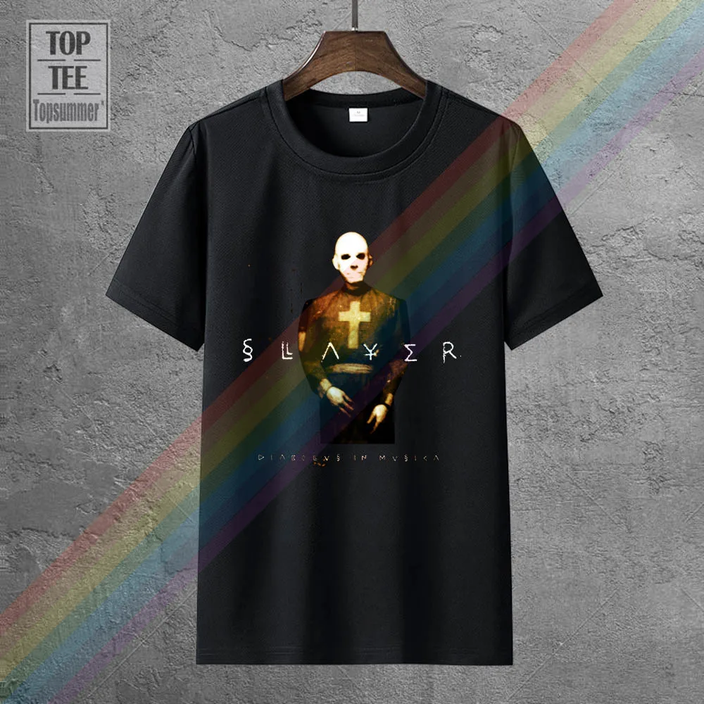 

New Slayer Diabolus In Musica Album Rock Band Men'S Black T-Shirt Size S To 3Xl