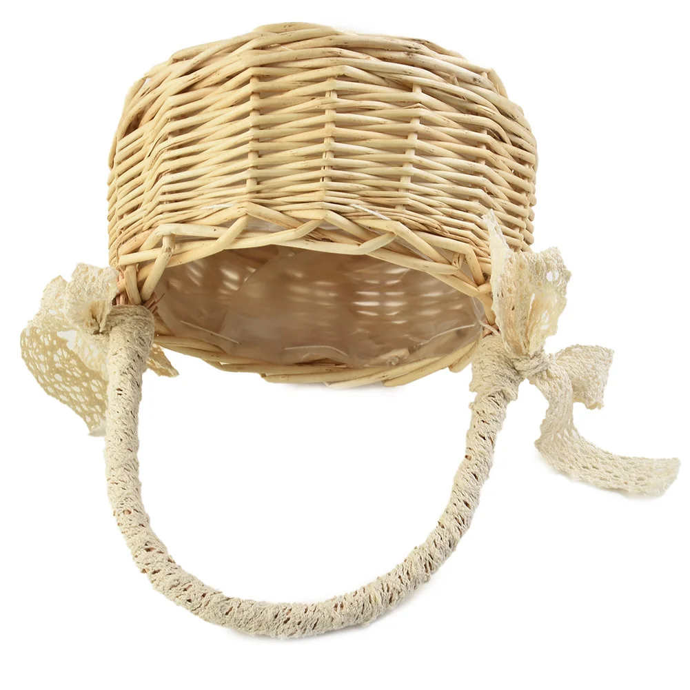 Fresh Rattan Storage Basket Picnic Flower Girl Gifts Wicker Flower PotFresh Rattan Storage Basket Picnic Flower Girl Gifts Wicke