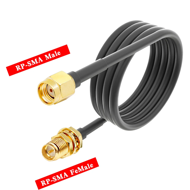 SMA Male to RG58 50ohm Коаксиальный кабель Plug WiFi Антенный удлинительный Разъем Адаптер