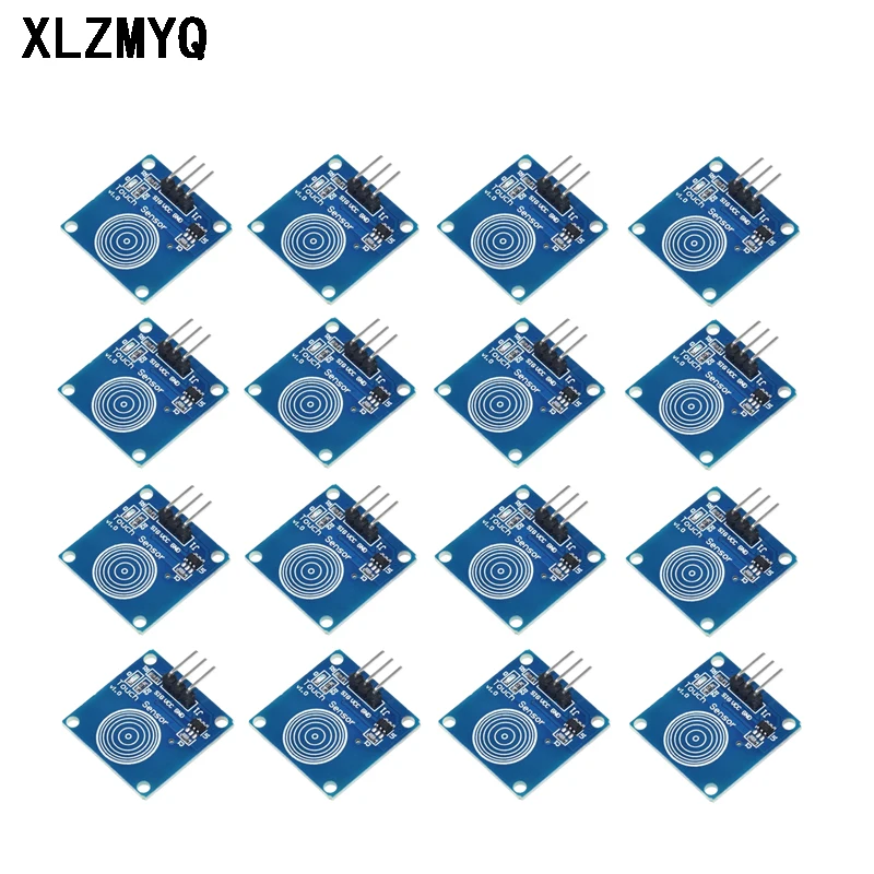 

50PCS Single Channel Reconstruction TTP223 Touch Key Switch Module Touching Button Self-Locking/No-Locking Capacitive Switches