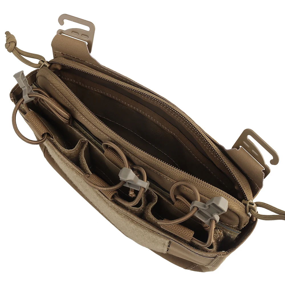 Тактический G-hook DOPE передний клапан двойной стек брюшной Забавный пакет тройной