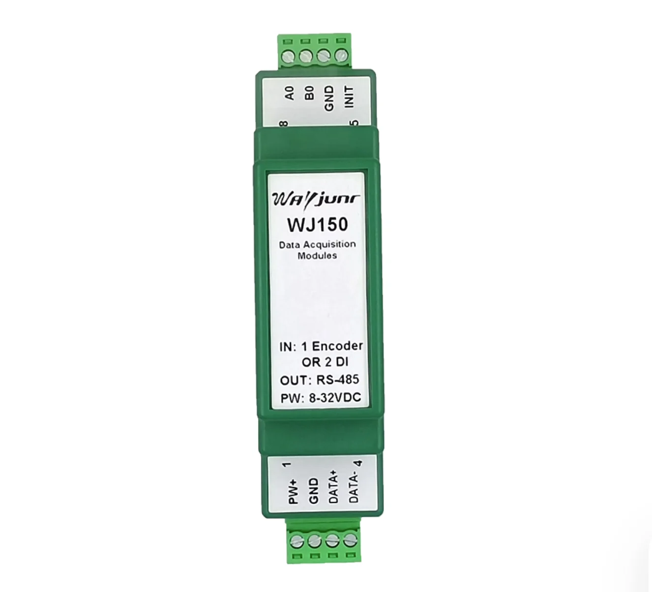 

RS485 1-канальный энкодер, счетчик импульсных сигналов или 2-канальный высокоскоростной счетчик DI, модуль Modbus RTU