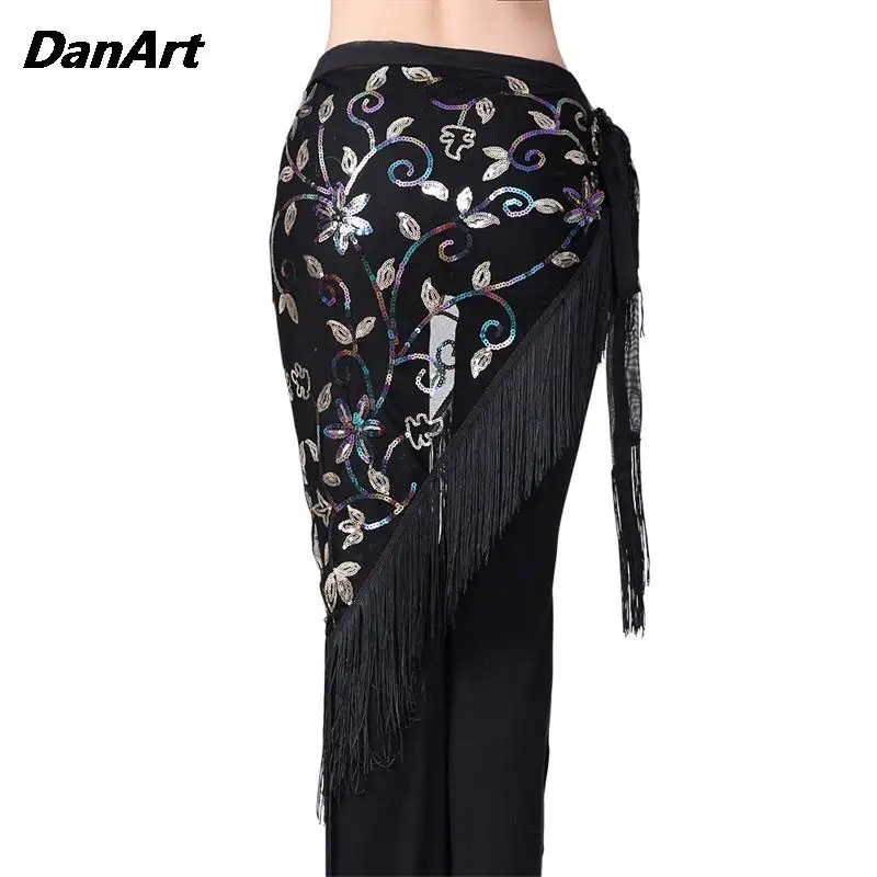 Танец живота латинский танец хип-шарф с кисточками сценический тренировочный
