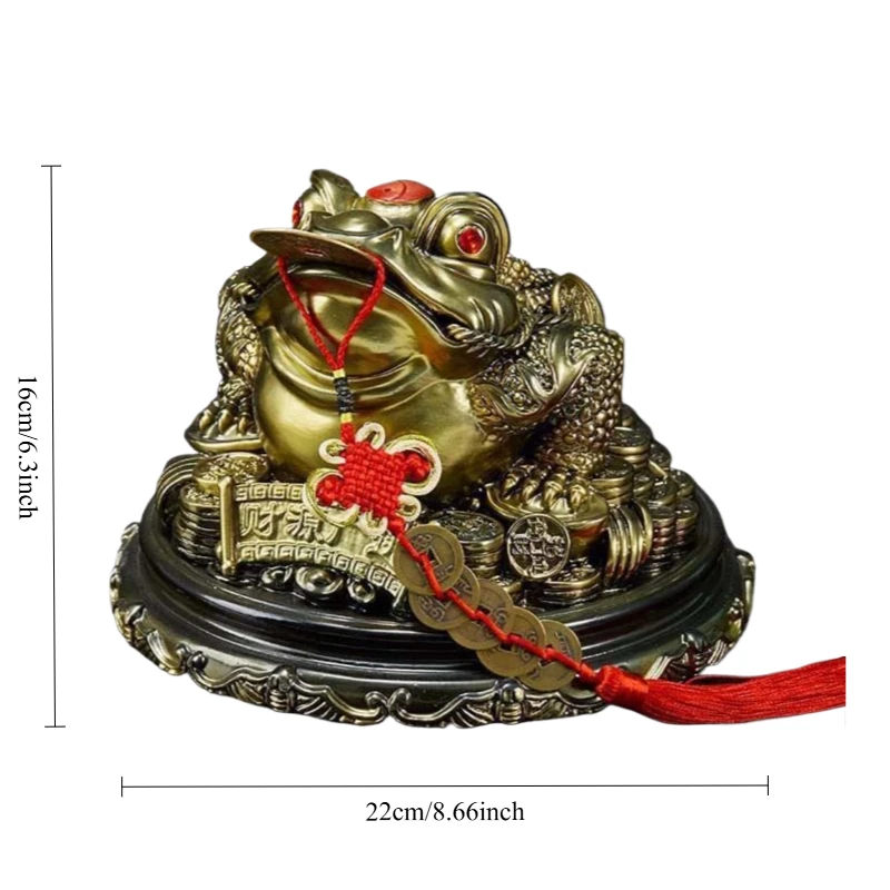 

Золотой трехногий усилитель фэн-шуй