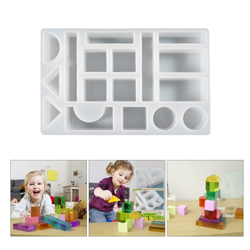 

R3MC Crystal Glue Diy Resin Gypsum Aromatherapy Abrasives Irregular Toy Silicone Mold