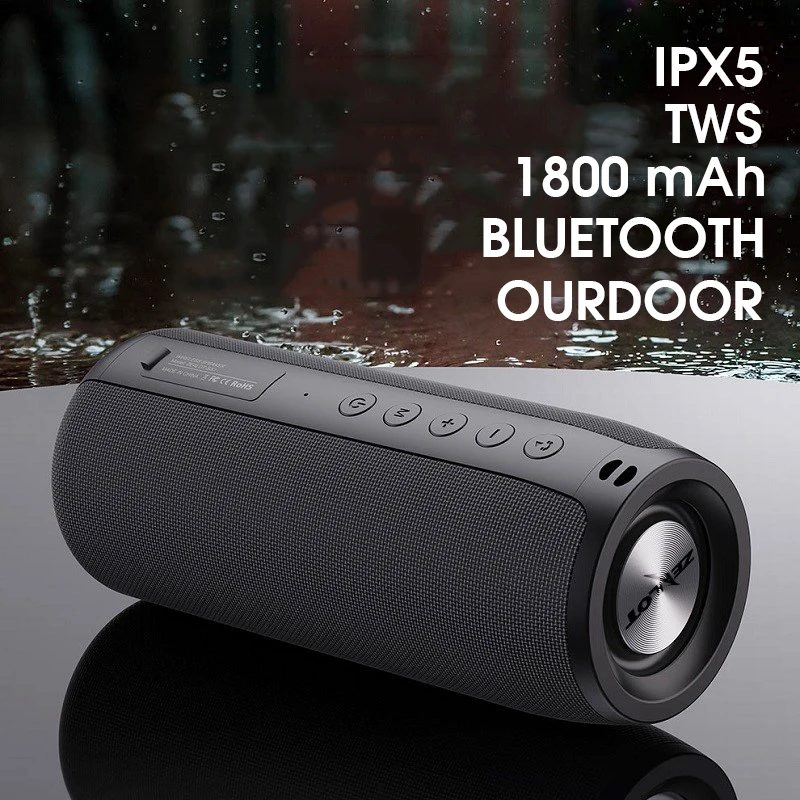 

Bluetooth Speaker Bass Wireless Portable Subwoofer IPX5 Waterproof Sound Box Support TF TWS Speakers Portable Bluetooth
