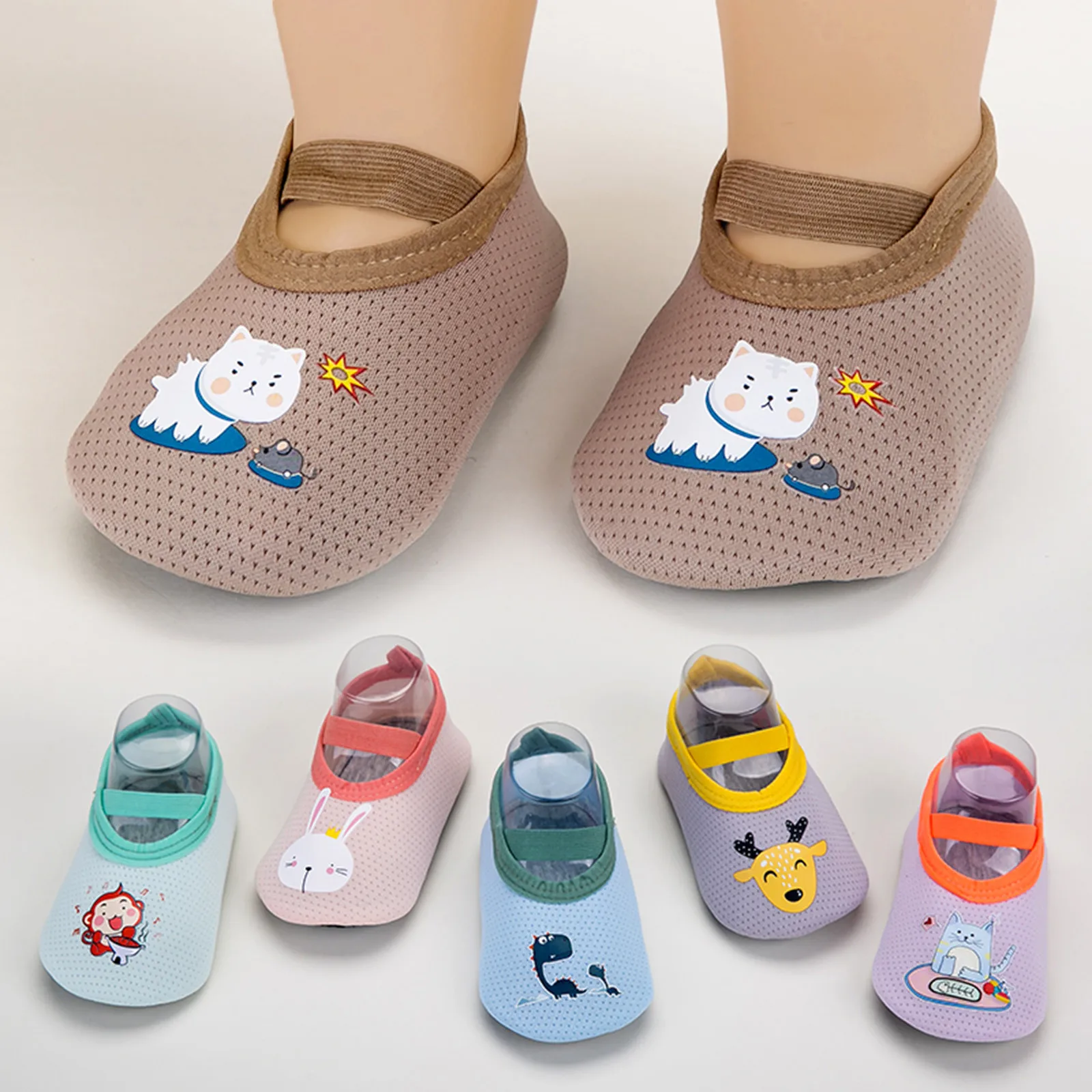 

Летние дышащие мягкие носки выше колена для мальчиков и девочек