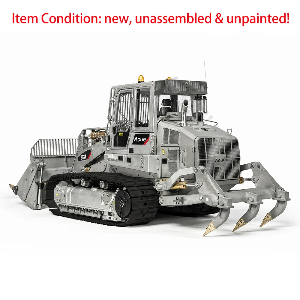 1/14 LESU 973K Гидравлический радиоуправляемый погрузчик Металлический гусеничный