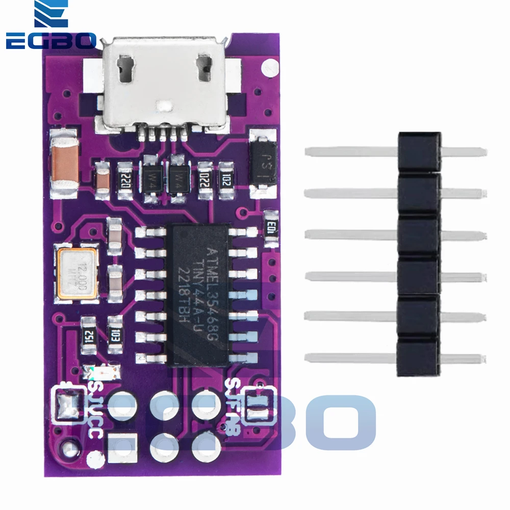 Миниатюрный AVR ISP ATtiny44 ATTiny45 ATTiny85 программатор с микроконтроллером USB btinyisp IDE