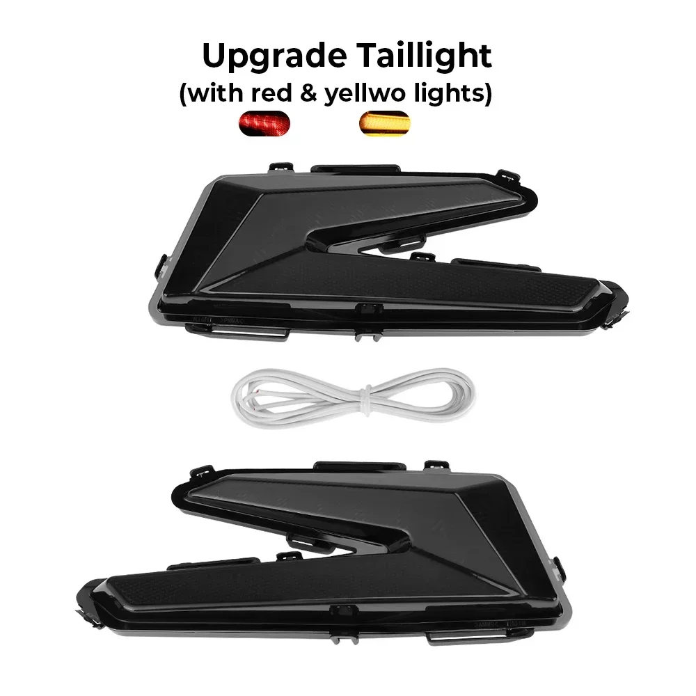 

Черные задние фонари Задние фонари с желтым поворотным фонарем для Can-am Maverick X3 XDS XRS Max Turbo R RR 4x4 Turbo 2017-2025