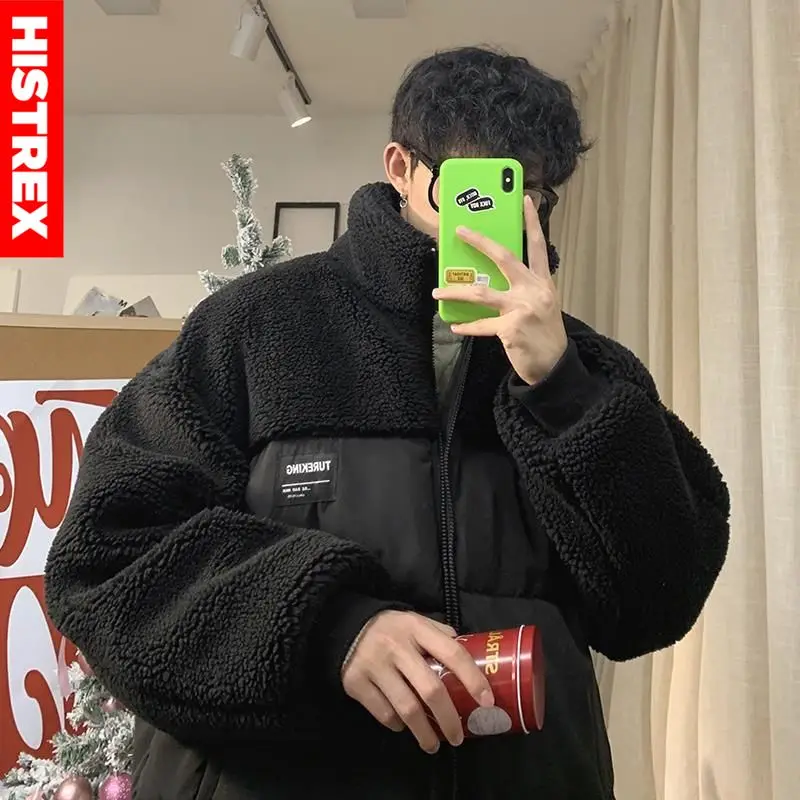 

Куртка-пуховик Мужская зимняя из овечьей шерсти, с начесом