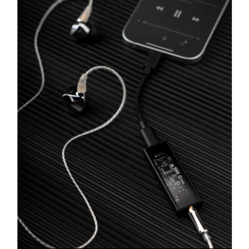 Фото Усилитель для наушников QUESTYLE M15C M12i, Hi-Fi качество звука, поддержка PCM, DSD512a, встроенный ЦАП, для IOS/Android Little Tail №3