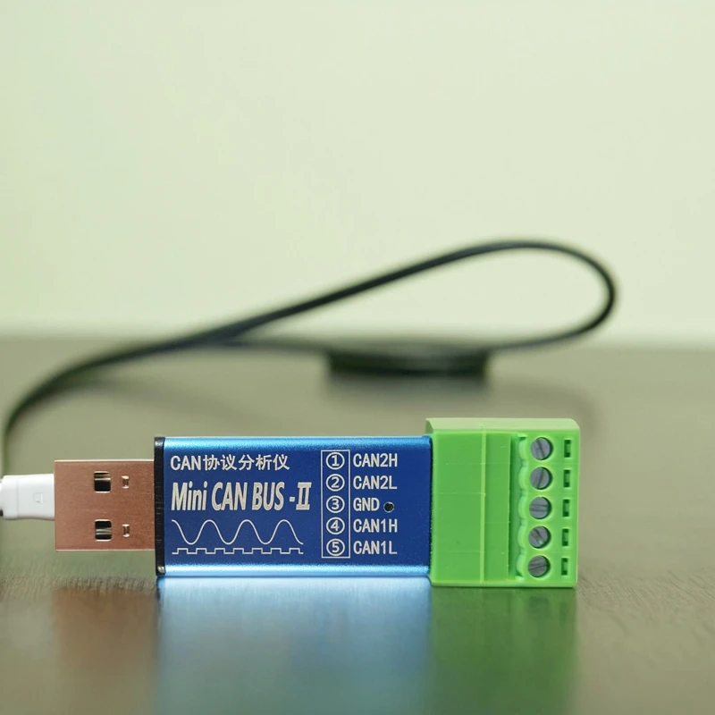 Фото Модуль USB-CAN, двухканальный анализатор шины CAN, CAN-карта, новая энергия, CAN-отладка автомобиля №1