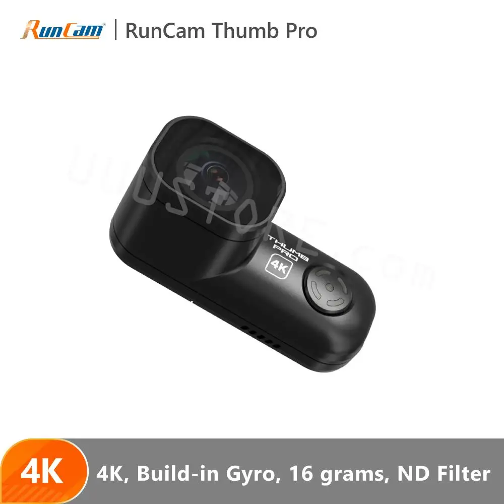 RunCam большой палец Pro 4K мини HD экшн FPV Дрон камера 16g встроенный гироскоп для