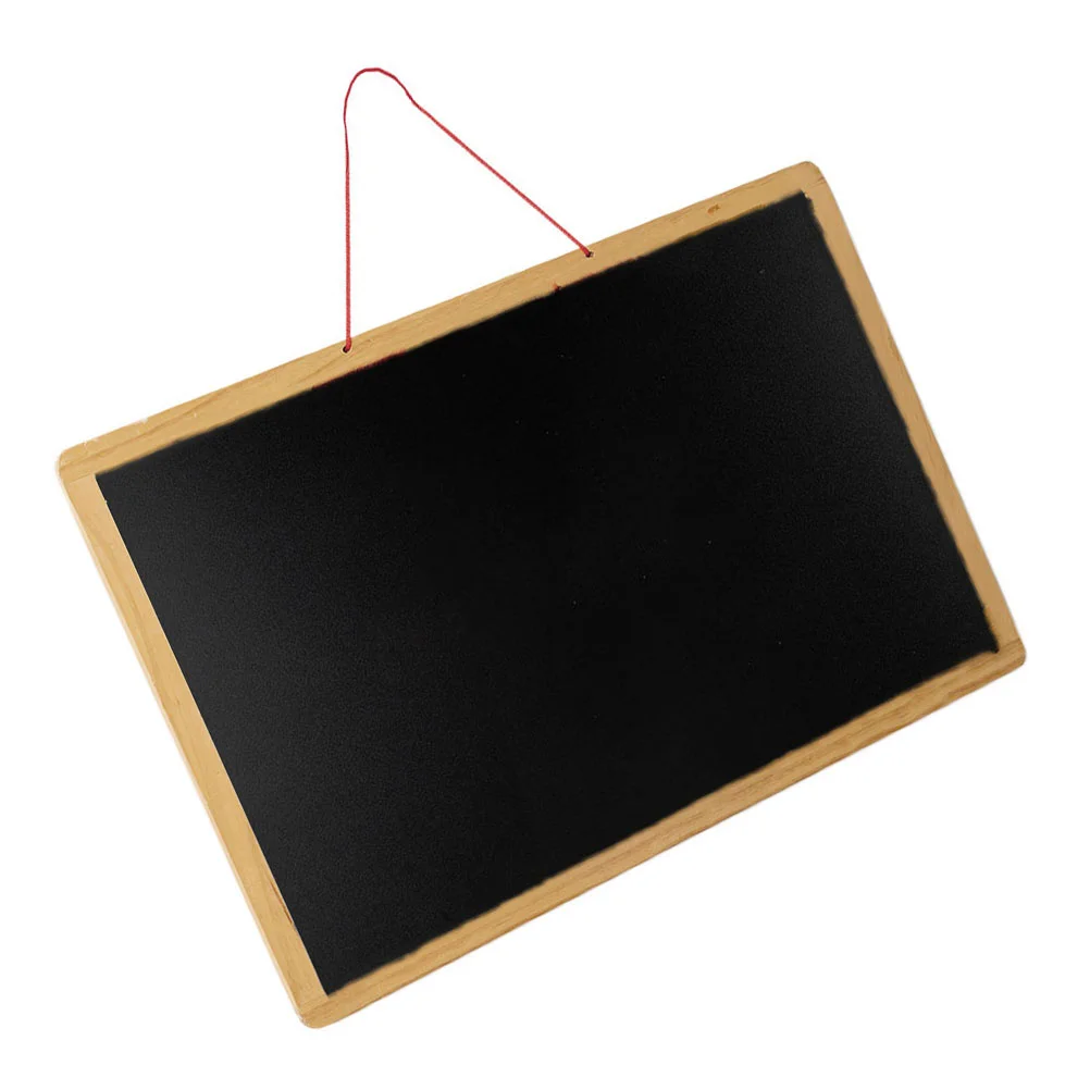 

Wooden Frame Hanging Message Boards Whiteboard Blackboard Chalkboard Dual Use Food Labels