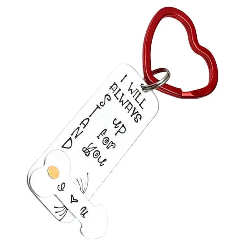 

Backpack Pendant Keychain Couple Love Symbol Home Keychain Couple Love Symbol Keychain Portable Memorial Bag Keyring For Home Ke