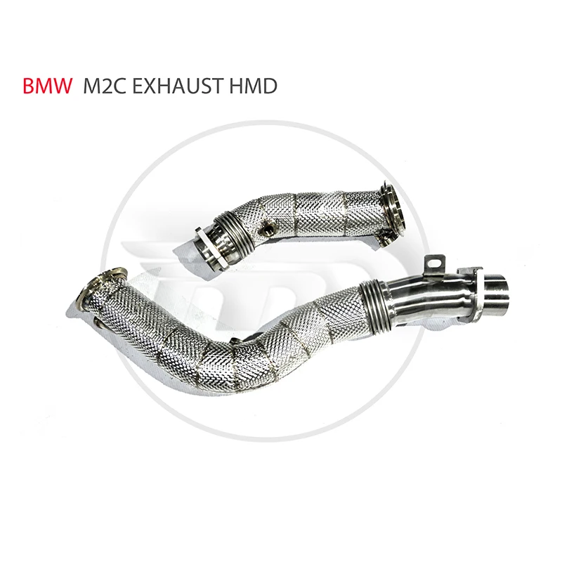 

HMD Exhaust Manifold Downpipe for BMW M2C Car Accessories With Catalytic Header Without Cat