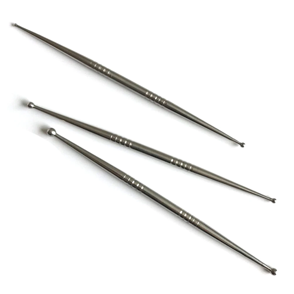 

3Pcs Carving Tools Stainless Steel Pottery Clay Double Head Sculpture Pottery Model Tool Set Model Clay Sculpting Tool