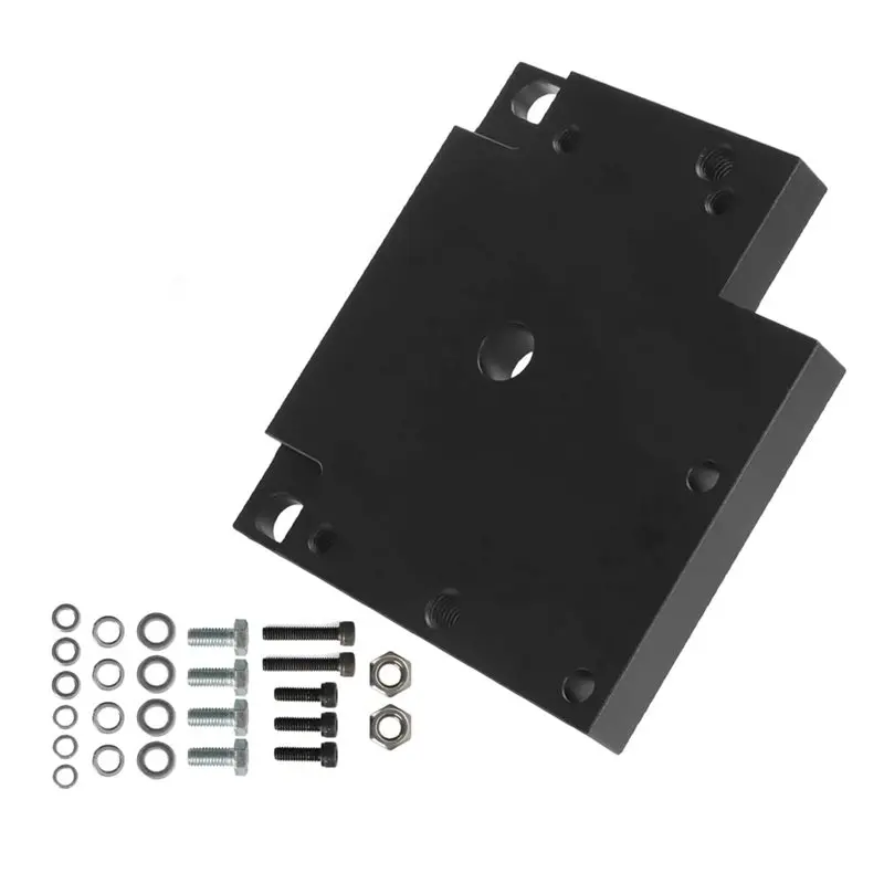 Фото ABLG для Razor MX350 MX450 Pocket Mods, для щеточного двигателя MY1020, 48В 1000Вт, плата адаптера для модернизации, черный комплект кронштейнов для крепления с ЧПУ №3