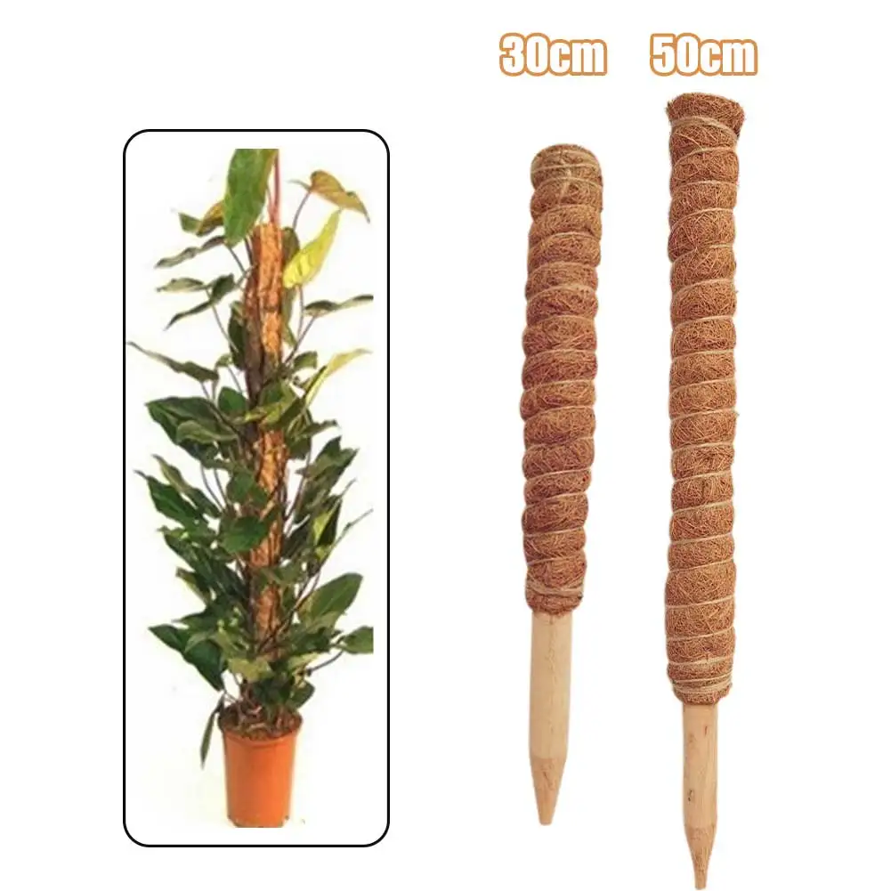 

Plants Climbing Support Coir Stick Creeper Trelli Frame Totem Pole Outdoor Maintain Moisture Office Extension Home Indoor Garde