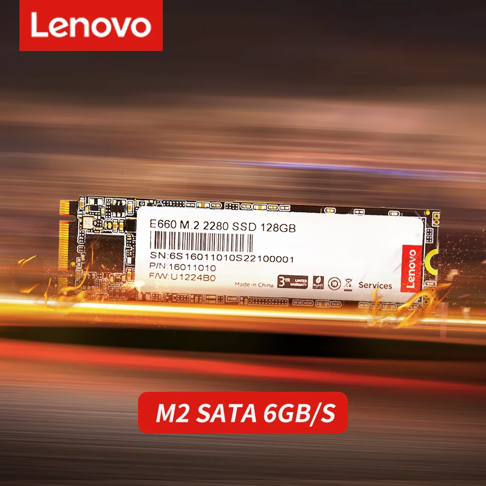 

Lenovo M2 SATA SSD 128GB 256GB 512GB 1TB M.2 NGFF SSD 2280 Internal Solid State Drive Hard Disk for Laptop Desktop PC