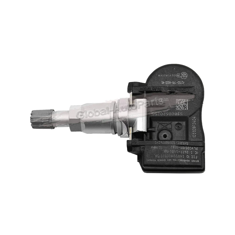 4 шт. датчик давления в шинах 42753-TP6-A820-M1 315 МГц TPMS для HONDA ACCORD CROSSTOUR CR-V