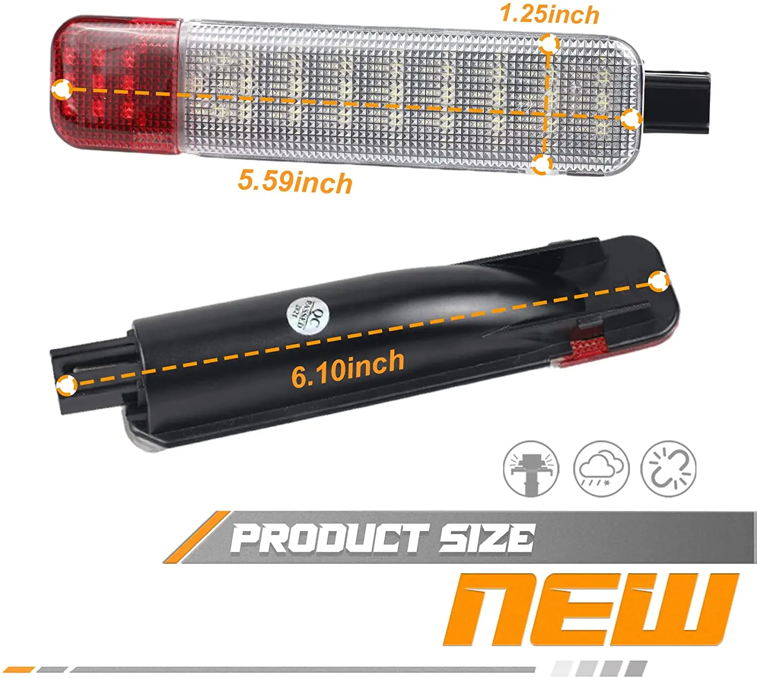 Светодиодная светильник ПА для дверной панели Chevy Silverado GMC Sierra C1500 K1500 Tahoe Yukon