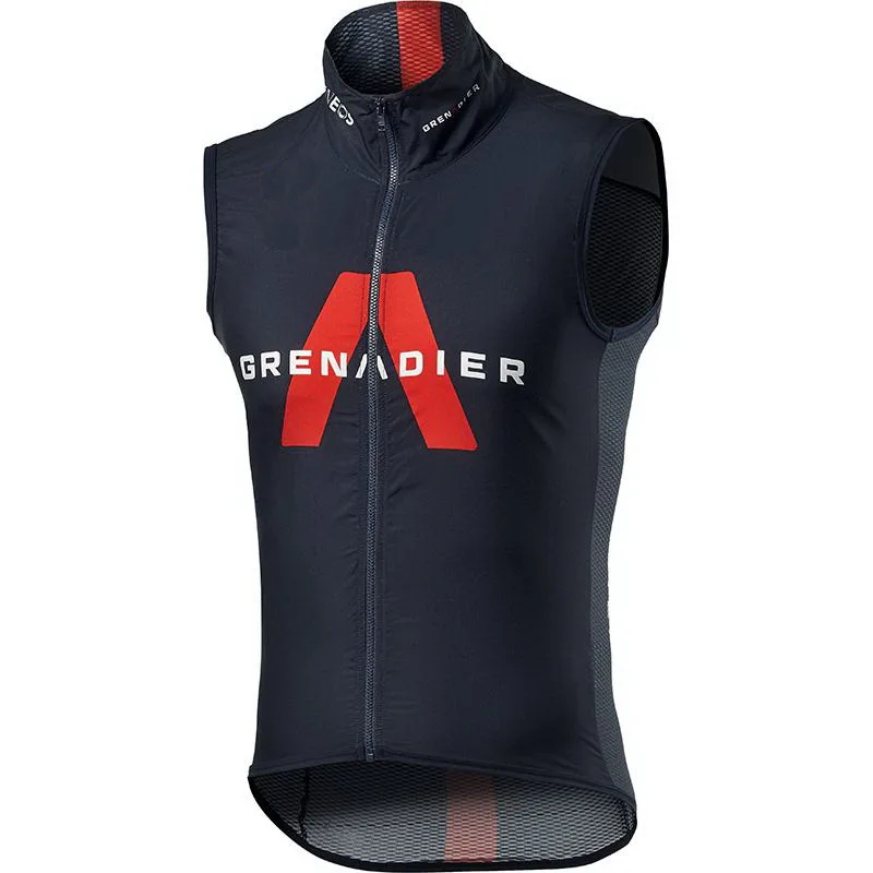 

Windproof 2021 INEOS Grenadier Team Sleeveless Cycling Jacket Vest Gilet Mtb Clothing Bicycle Maillot Ciclismo