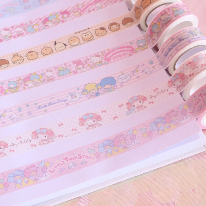 Аниме Sanrioed Сделай Сам мультфильм фото Декоративные наклейки для женщин Cinnamoroll