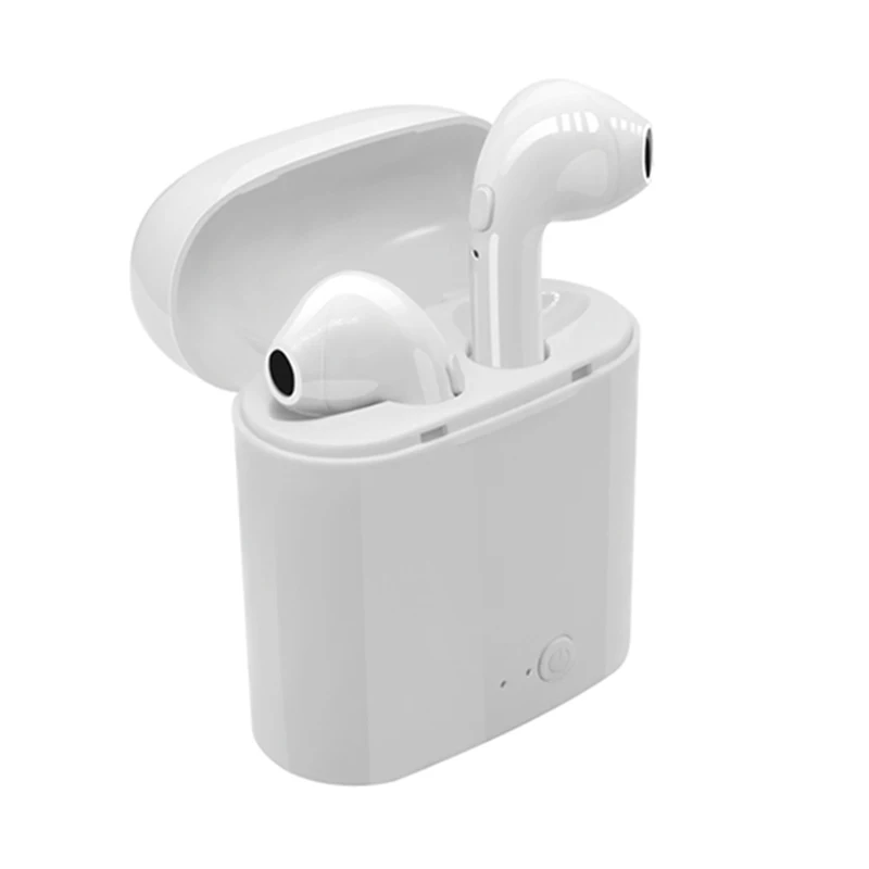 Bluetooth Earphones I7s TWS Sports Fitness Wireless Headsets Stereo Earphone With Charging Box for All Phone | Электроника