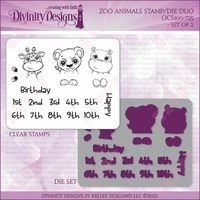 2022 hot new zoo animals cutting dies and stamps scrapbook diary diy decoration paper embossing template greeting card handmade