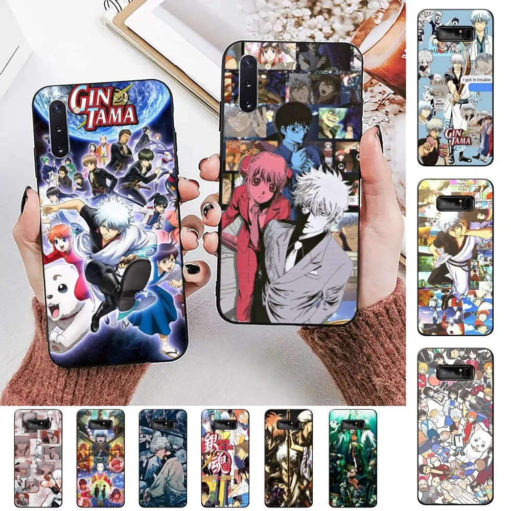 

Japanese Anime Gintama Phone Case For Samsung Note 8 9 10 20 pro plus lite M 10 11 20 30 21 31 51 A 21 22 42 02 03