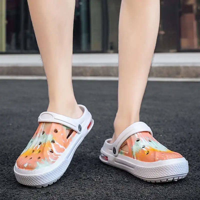 

Daily Wear Beach Flip Flops Non-Casual Leather Sneakers Absorption Sandals Man Summer New Men's Rubber Slippers Size 48 Tennis