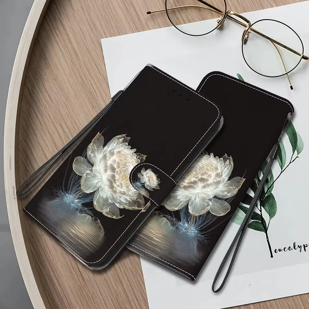 Чехол для TECNO Camon 18P 18i 18 Premier Spark 8T 8 8P 8C 7 PRO G0 2022 Pova 2 LD7 POP 5P Phantom X Leather New Painting Cover